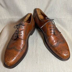 PRIME SHOES Sz 9 Oxford  Style Leather Lace Up Welted Brogues Elegant Shoes